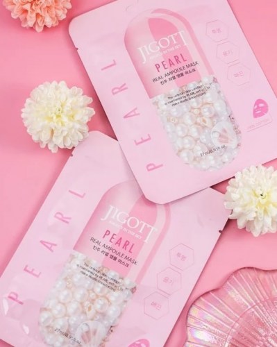 Jigott Pearl Real Ampoule Sheet Mask